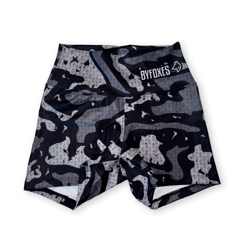 Licra Corta Sublimada - Black Camo