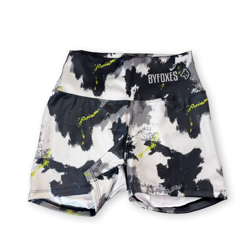 Licra Corta Sublimada - Gray Camo
