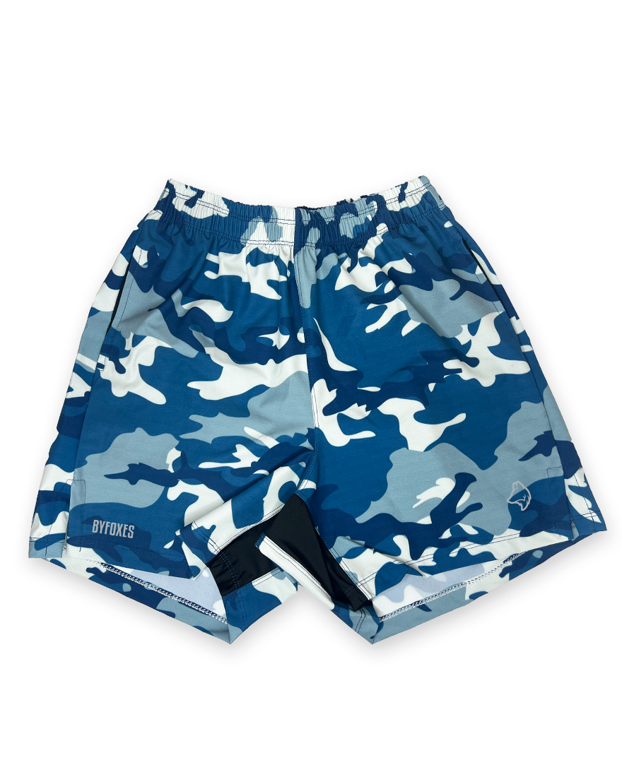 SHORT HYBRID 1.0 BLUE CAMO