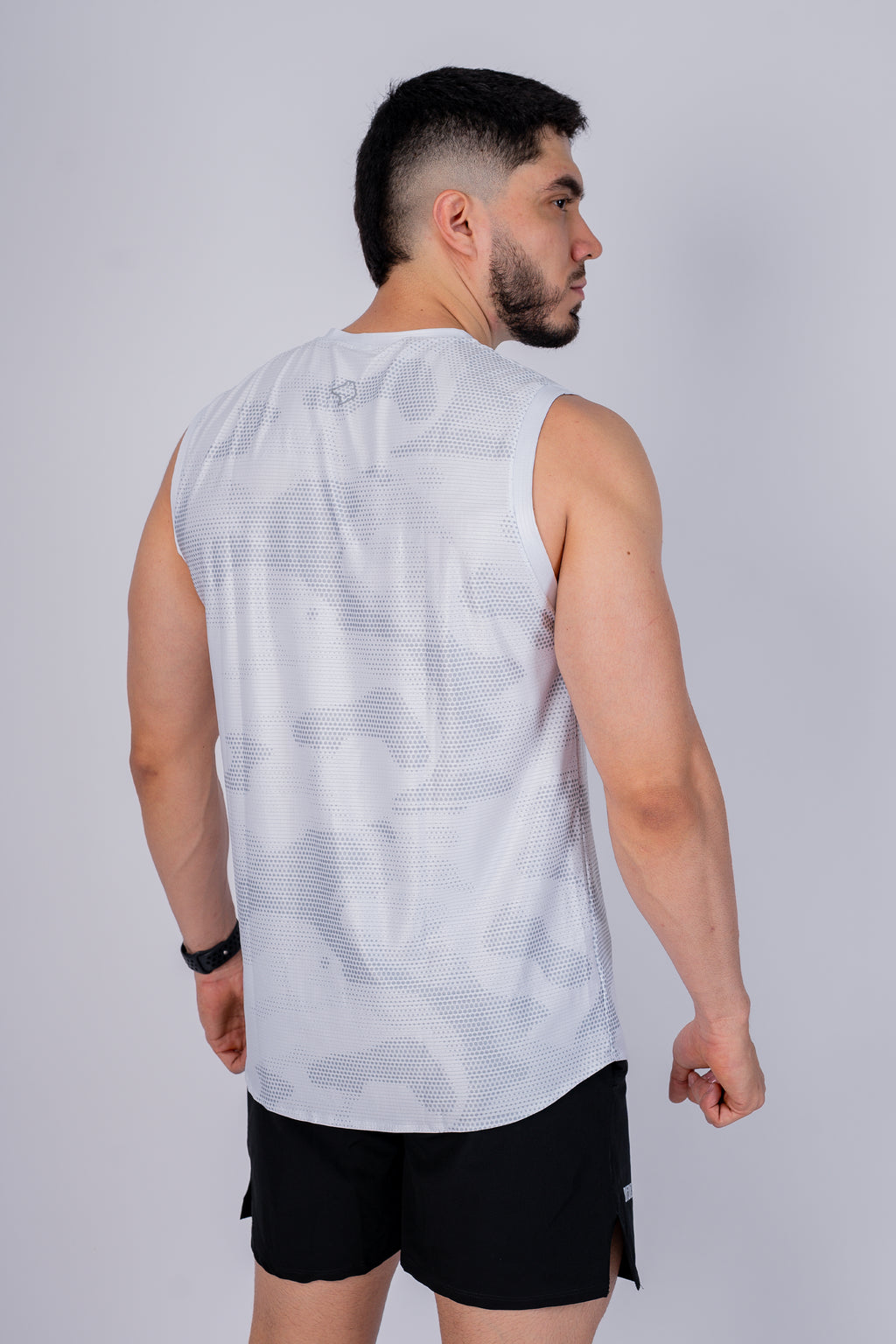 CAMISETA SIN MANGAS MICROTEX - WHITE CAMO