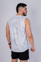CAMISETA SIN MANGAS MICROTEX - WHITE CAMO