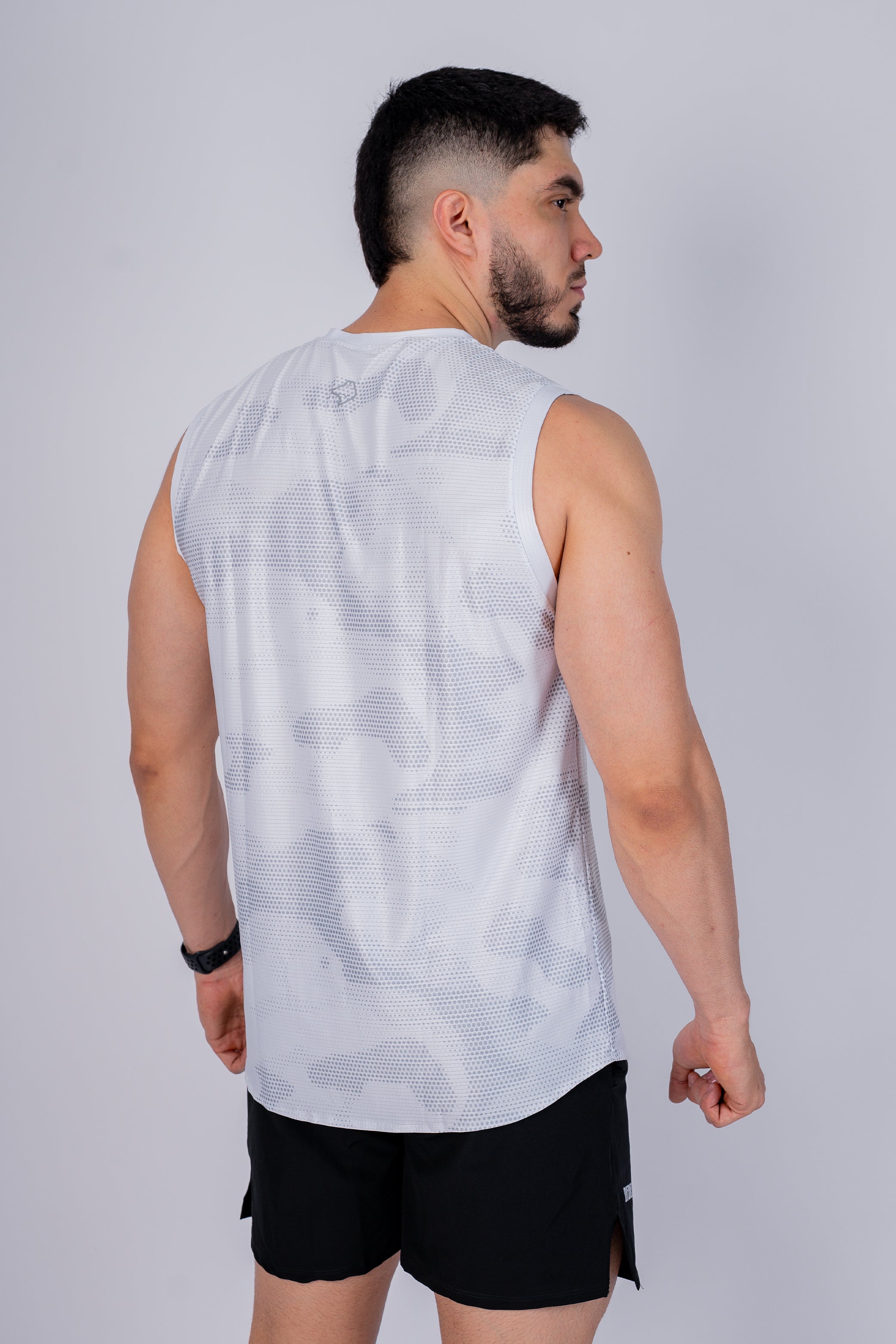 CAMISETA SIN MANGAS MICROTEX - WHITE CAMO