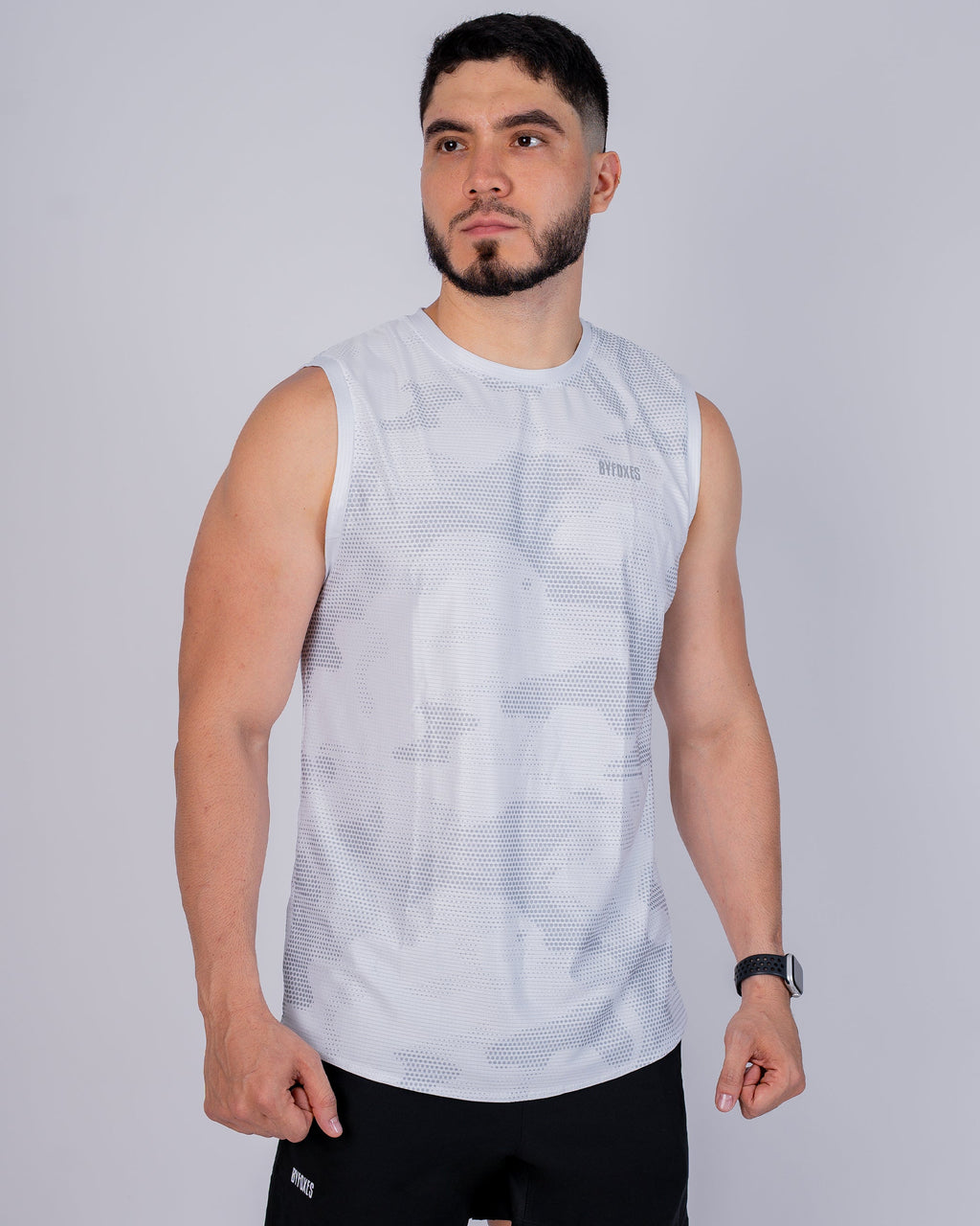 CAMISETA SIN MANGAS MICROTEX - WHITE CAMO