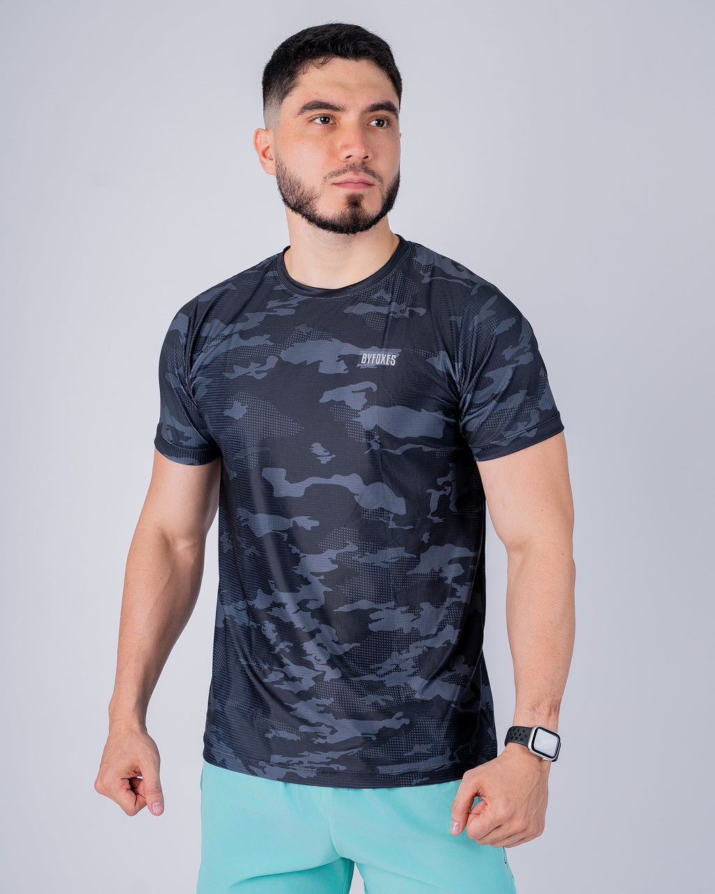 CAMISETA MICROTEX - BLACK CAMO