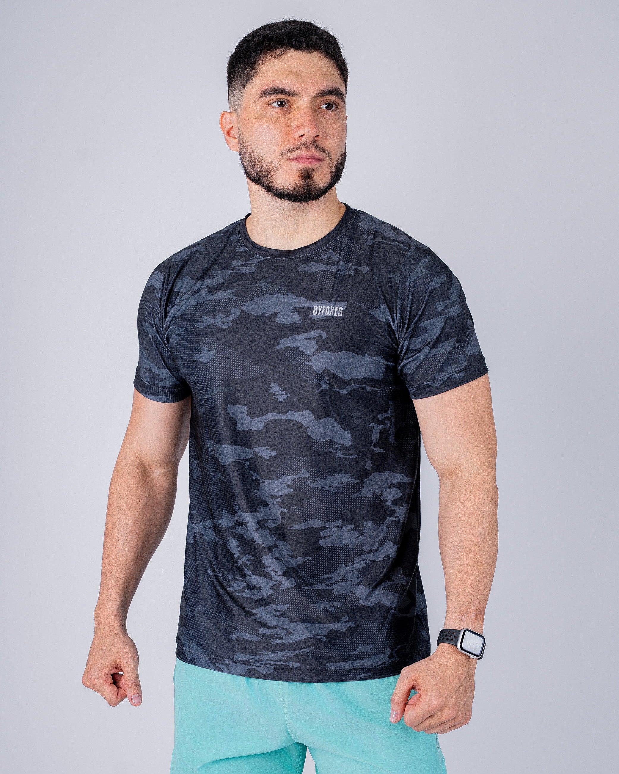 CAMISETA MICROTEX - BLACK CAMO