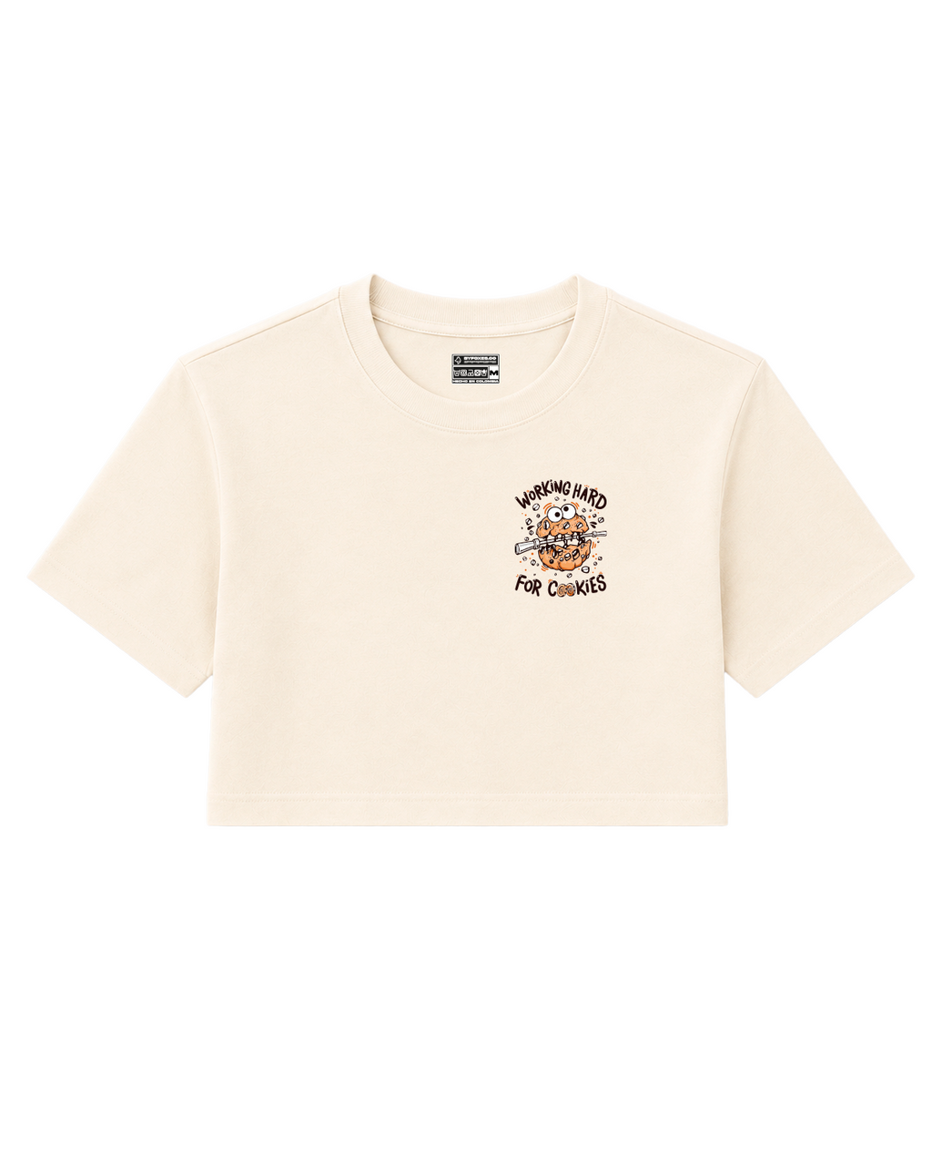 CROPTOP TELA FRIA COOKIES