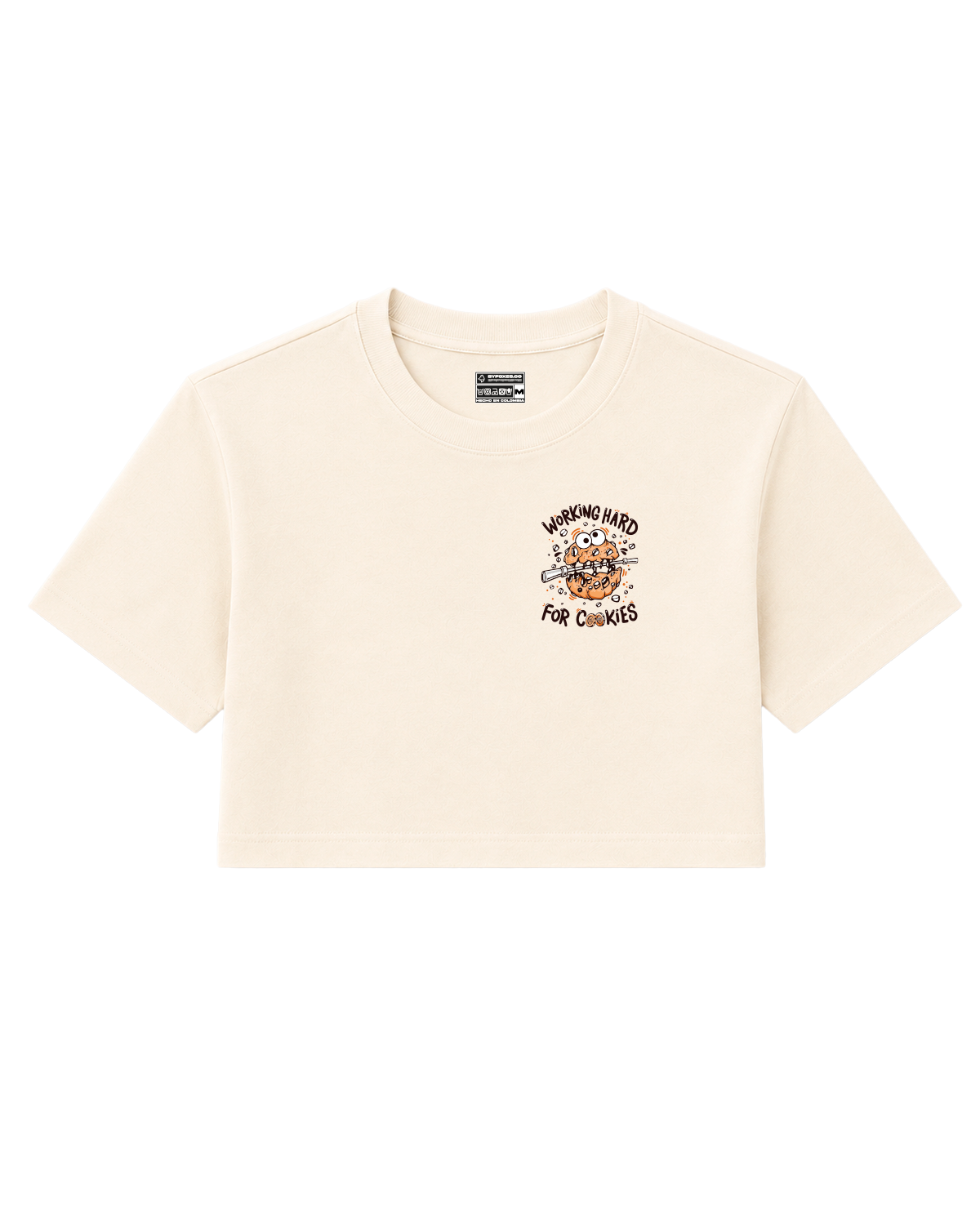 CROPTOP TELA FRIA COOKIES